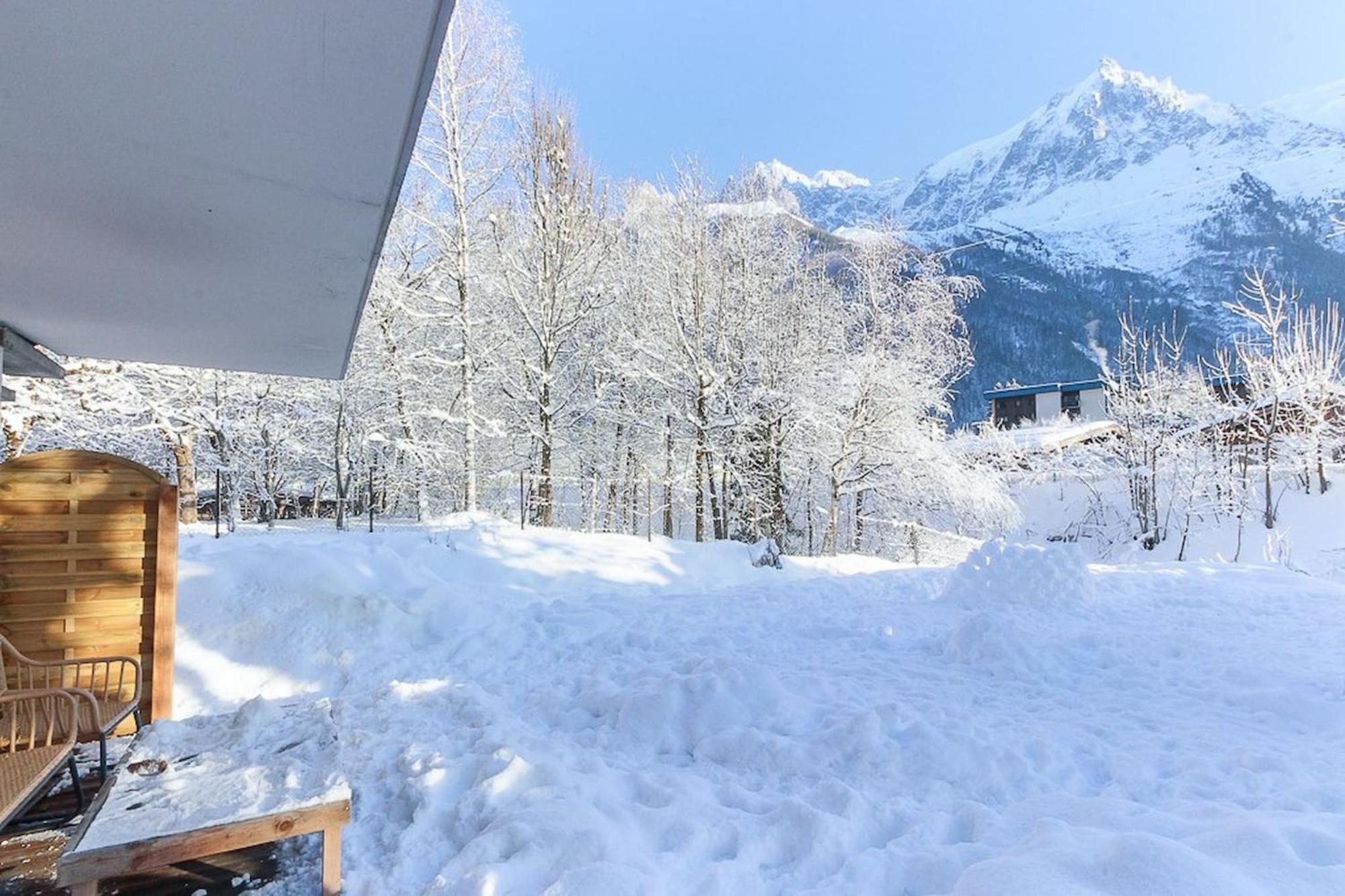 Violette De Cham - Jardin Prive - Vue Mont Blanc Apartment Chamonix Exterior photo