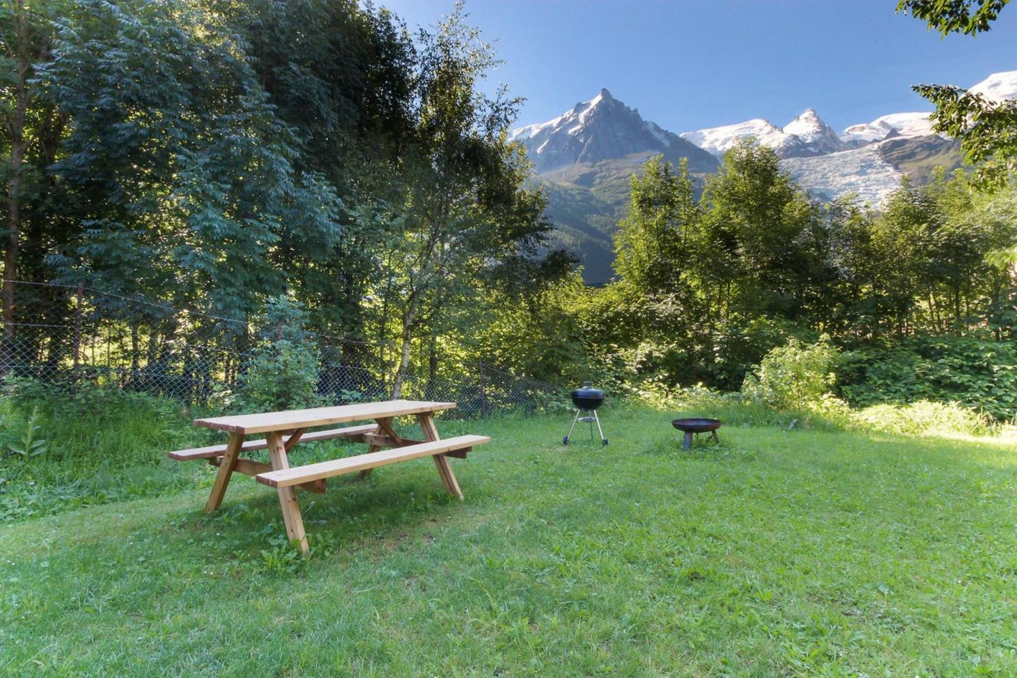 Violette De Cham - Jardin Prive - Vue Mont Blanc Apartment Chamonix Exterior photo
